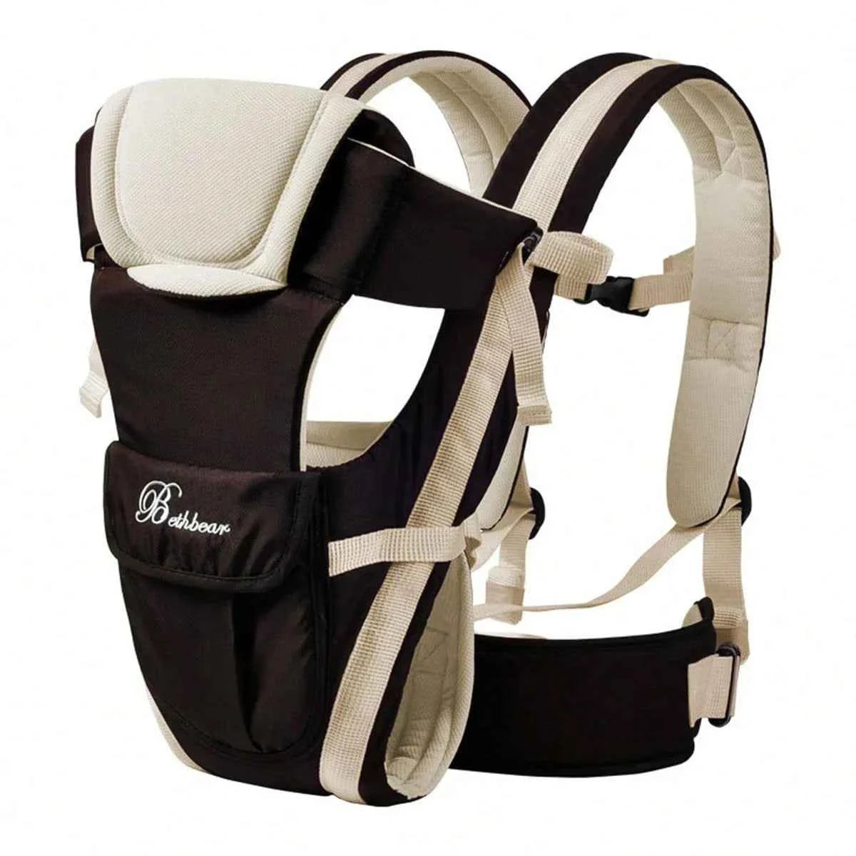 Baby Sling Carrier, 4-in-1 Ergonomic Baby Backpack Carrier, Easily Adjustable Baby Carrier Newborn to Toddler